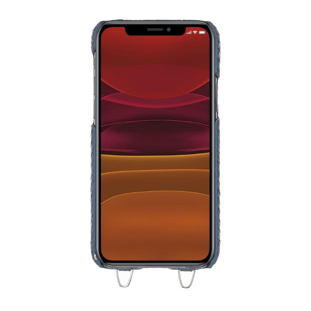Saff iPhone 11 Pro Max Leather Case with Shoulder Strap