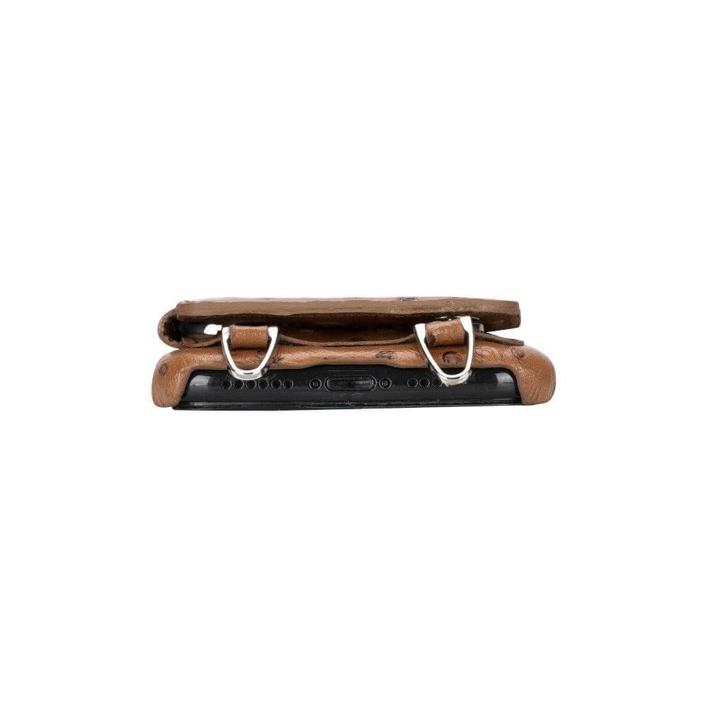 Saff iPhone 11 Pro Max Leather Case with Shoulder Strap