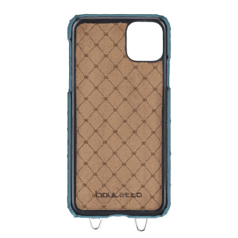 Saff iPhone 11 Pro Max Leather Case with Shoulder Strap