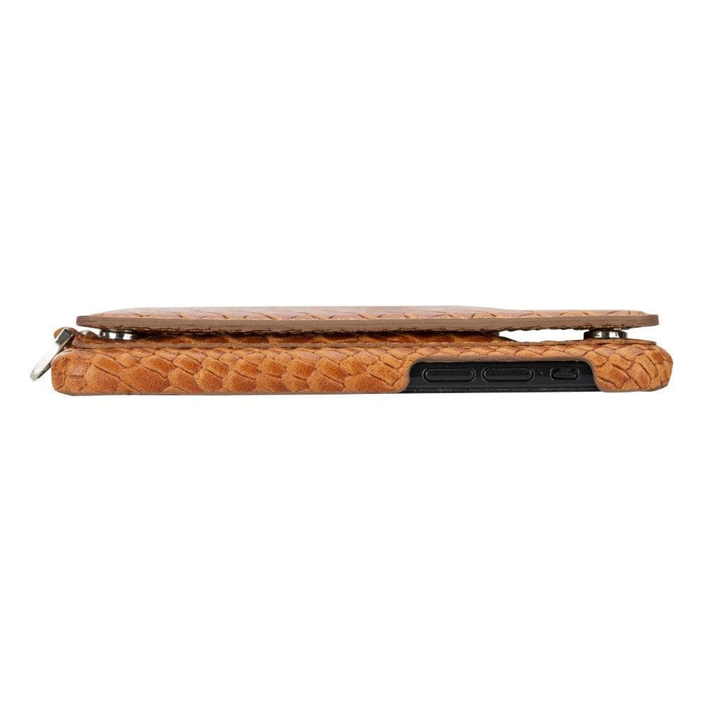 Saff iPhone 11 Pro Max Leather Case with Shoulder Strap