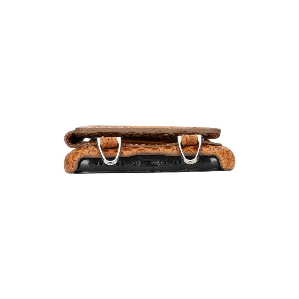 Saff iPhone 11 Pro Max Leather Case with Shoulder Strap
