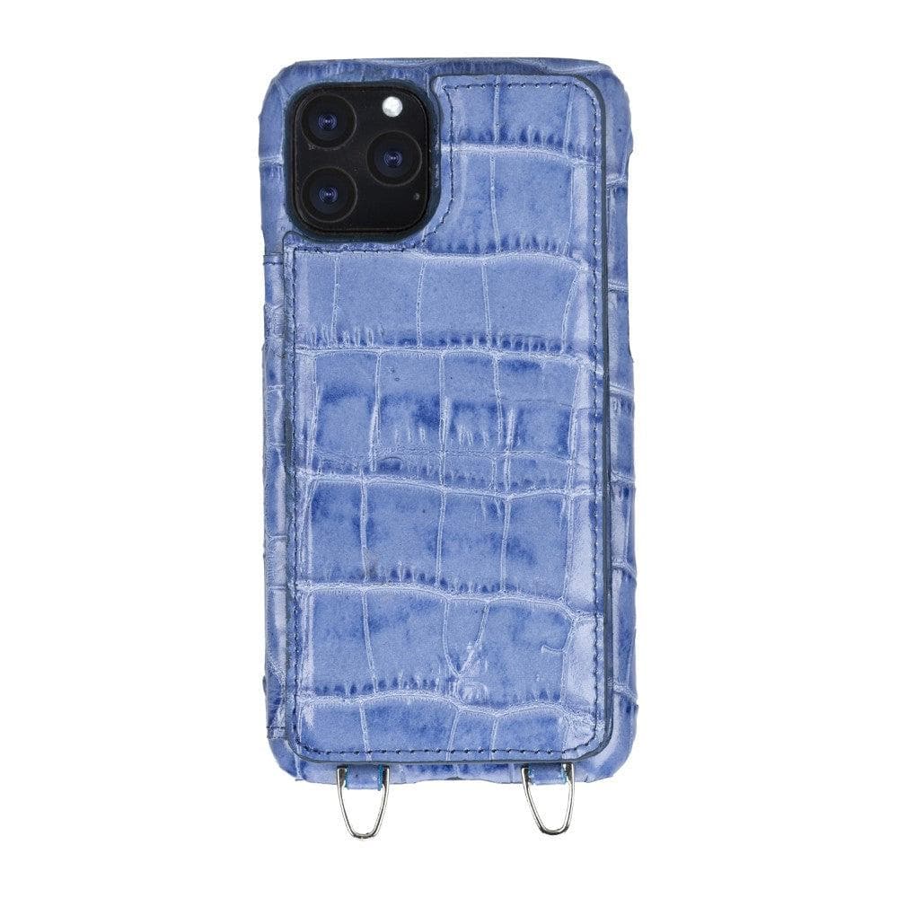 Saff iPhone 11 Pro Max Leather Case with Shoulder Strap