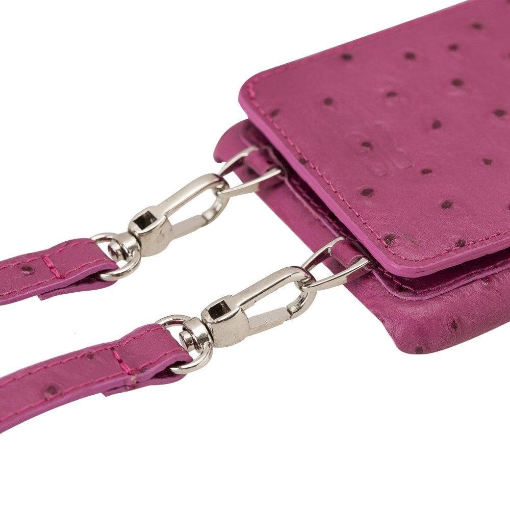 Saff iPhone XS Max Leather Case with Shoulder Strap