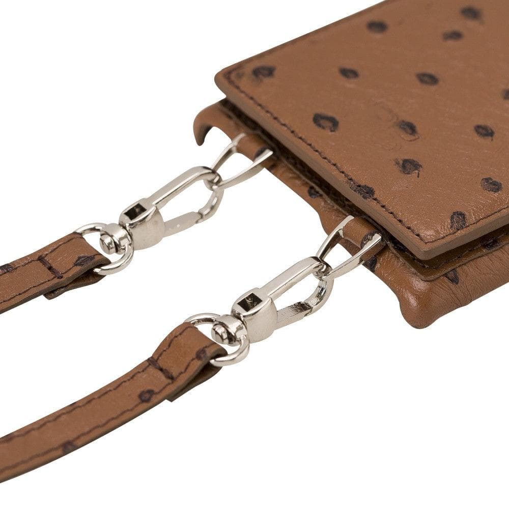 Saff iPhone XS Max Leather Case with Shoulder Strap