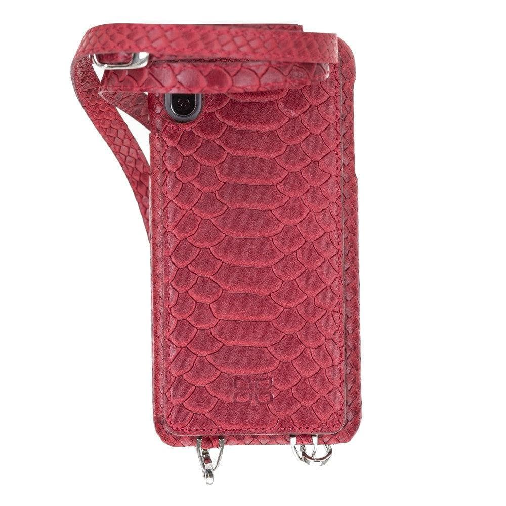 Saff iPhone XS Max Leather Case with Shoulder Strap