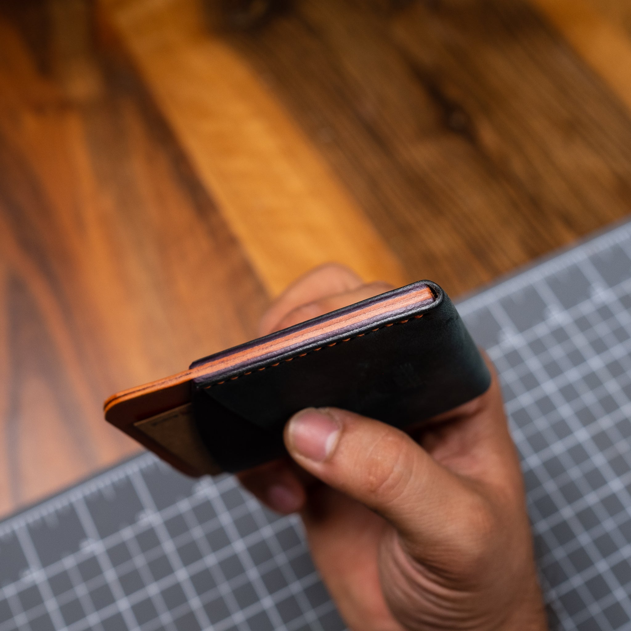 Pocket Herkulu Leather Card Holder M İ N T   Unique Gift Ideas   Boyfriend Gift   Girlfriend Gift   Father Gift