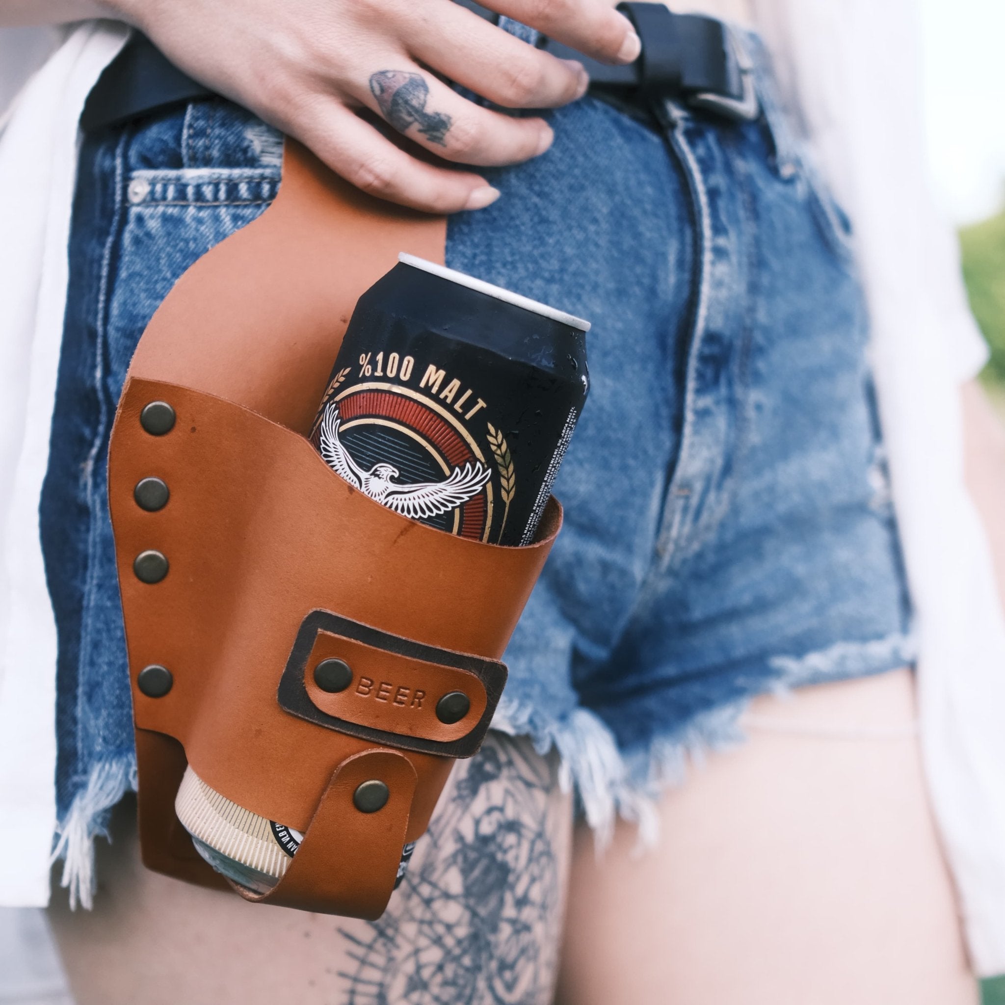 Leather Beer Carry Case   Unique Gift Ideas   Boyfriend Gift   Girlfriend Gift   Father Gift
