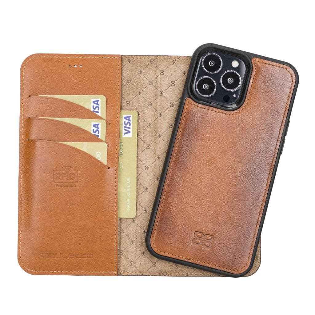 Magic iPhone 13 Pro Max Leather Detachable Wallet Case