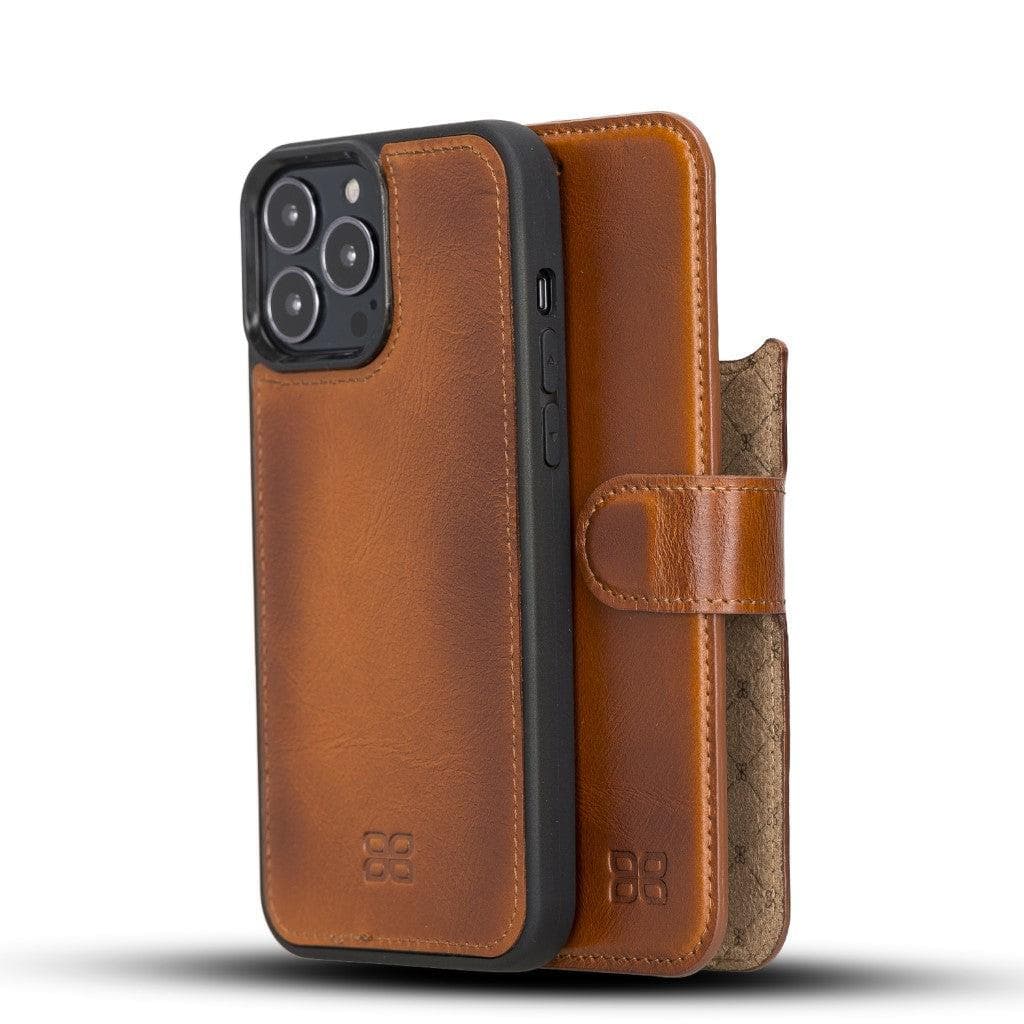 Magic iPhone 13 Pro Max Leather Detachable Wallet Case