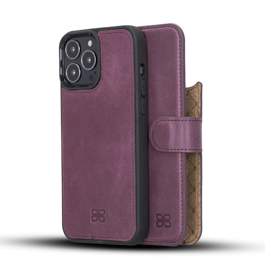 Magic iPhone 13 Pro Max Leather Detachable Wallet Case