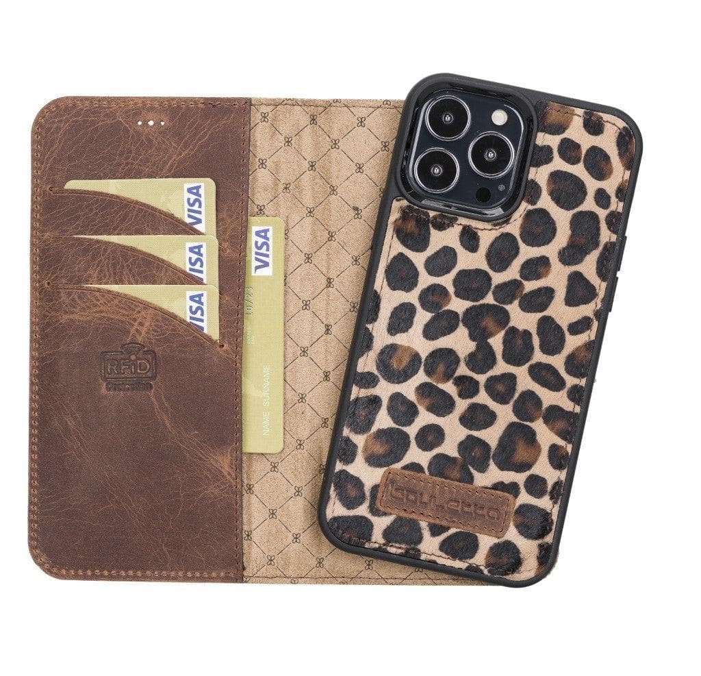 Magic iPhone 13 Pro Max Leather Detachable Wallet Case
