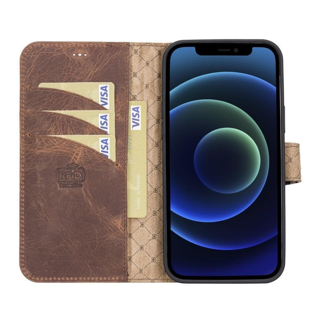 Magic iPhone 13 Pro Max Leather Detachable Wallet Case