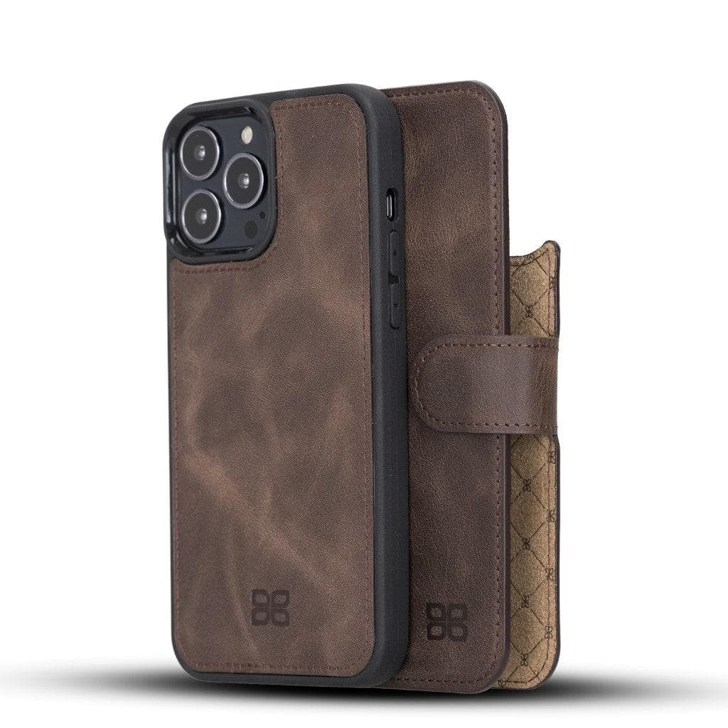Magic iPhone 13 Pro Max Leather Detachable Wallet Case