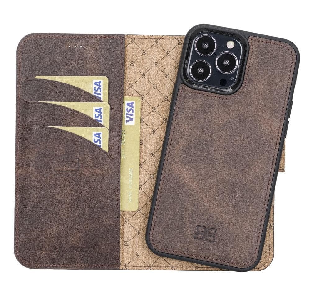 Magic iPhone 13 Pro Max Leather Detachable Wallet Case