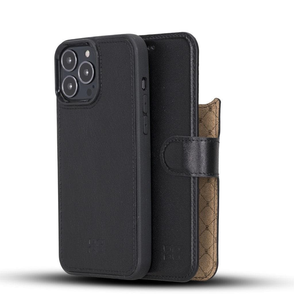 Magic iPhone 13 Pro Max Leather Detachable Wallet Case