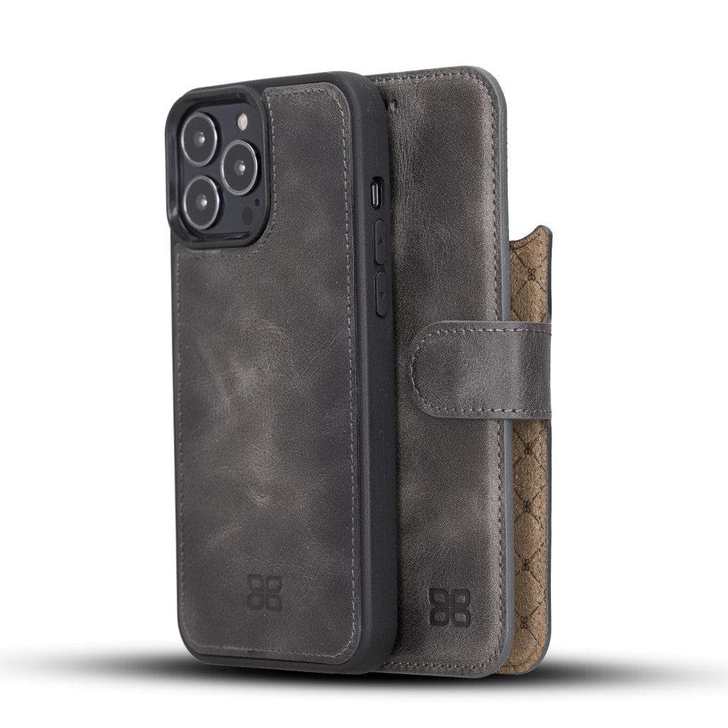 Magic iPhone 13 Pro Max Leather Detachable Wallet Case