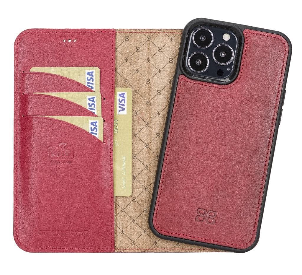 Magic iPhone 13 Pro Max Leather Detachable Wallet Case
