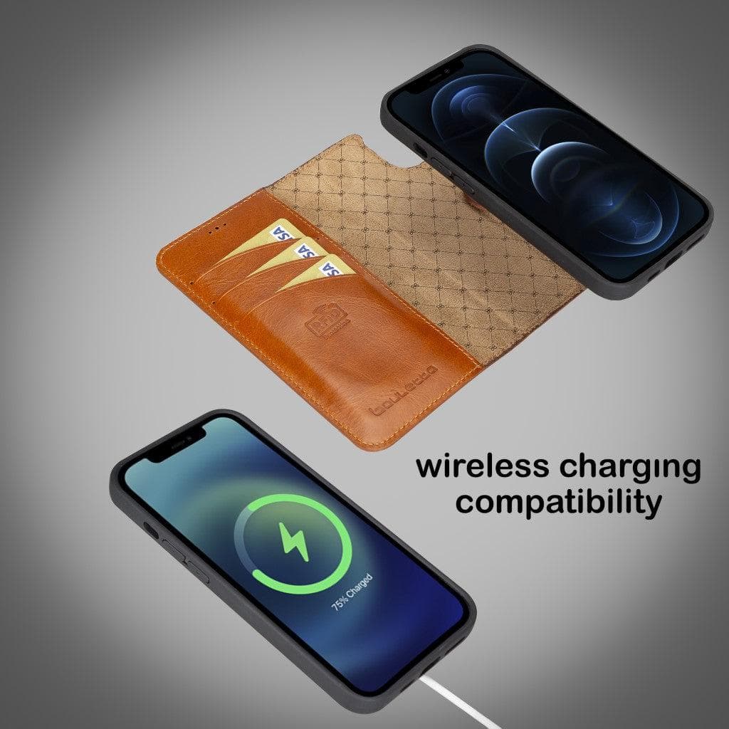 Magic iPhone 13 Pro Max Leather Detachable Wallet Case
