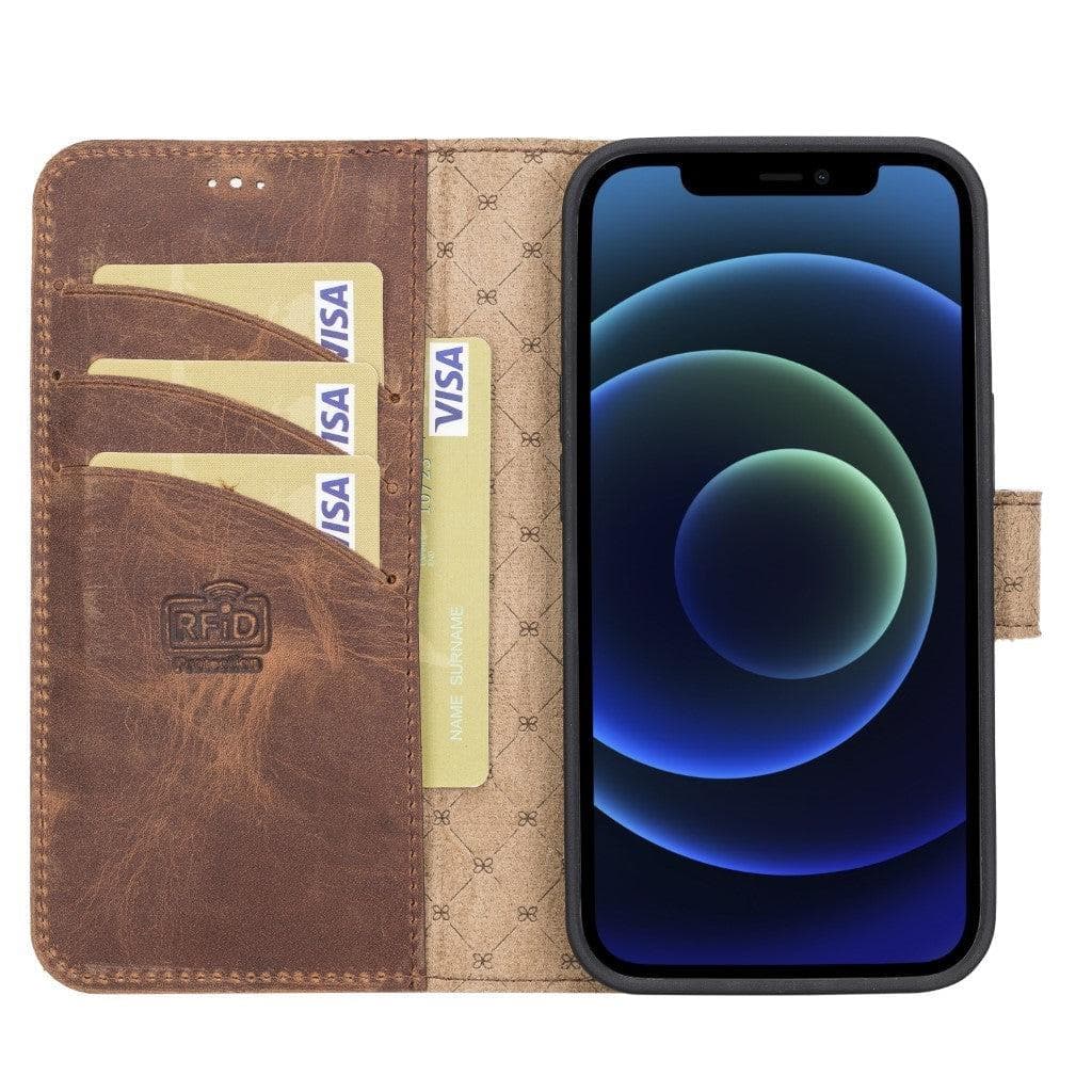 Magic iPhone 13 Pro Max Leather Detachable Wallet Case
