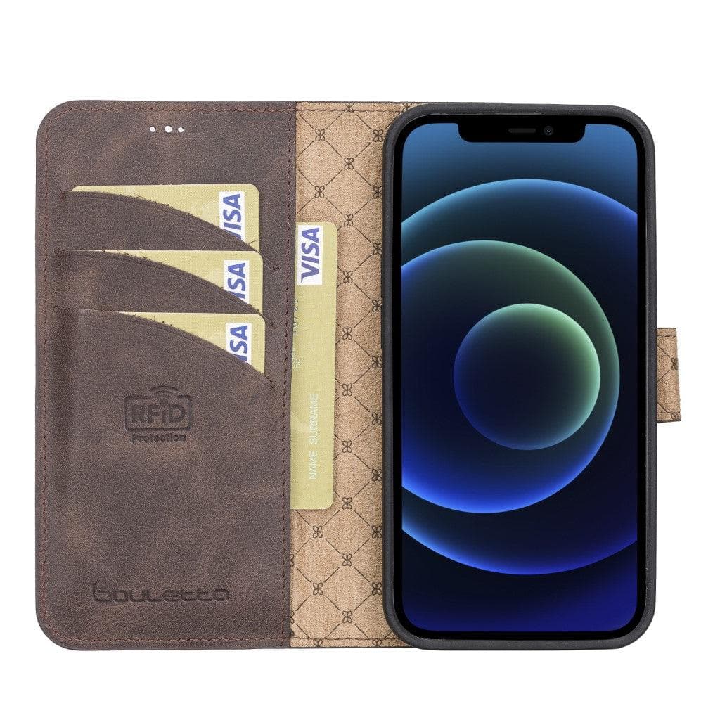 Magic iPhone 13 Pro Max Leather Detachable Wallet Case