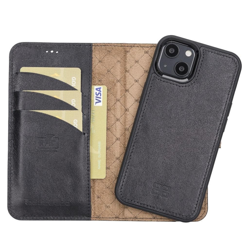 Magic iPhone 13 Pro Max Leather Detachable Wallet Case