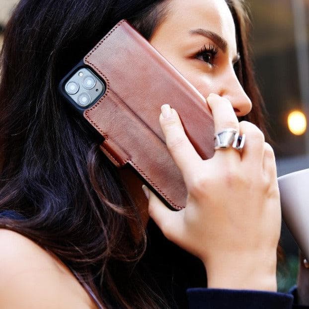 Magic iPhone 13 Pro Max Leather Detachable Wallet Case