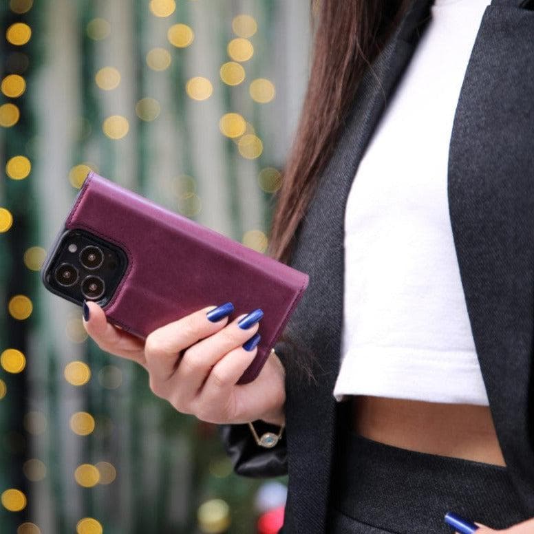 Magic iPhone 13 Pro Max Leather Detachable Wallet Case