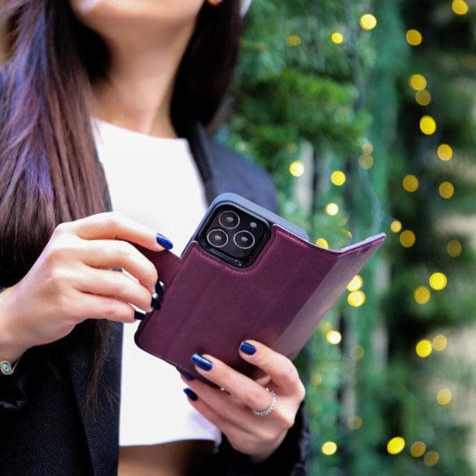 Magic iPhone 13 Leather Detachable Wallet Case