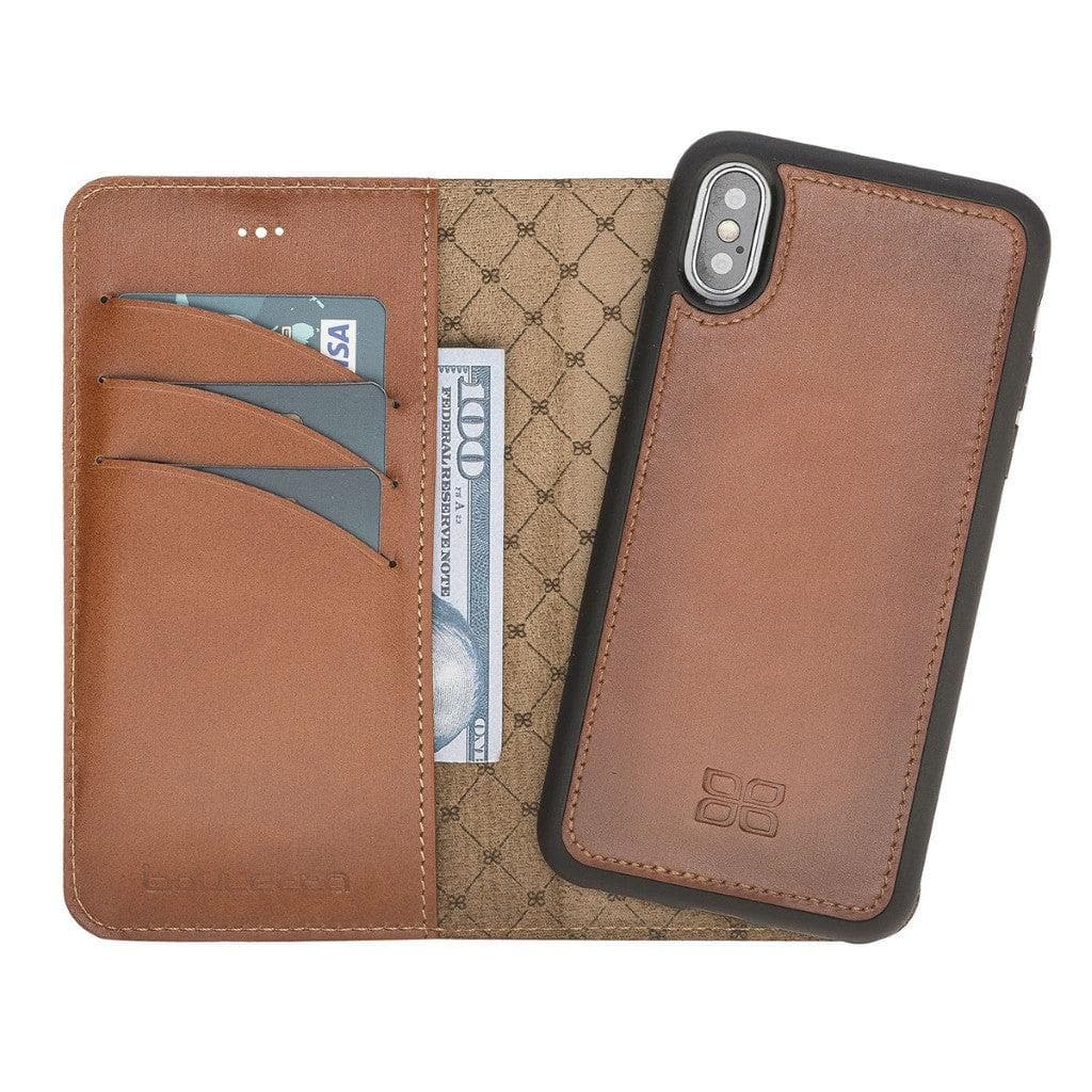 Magic iPhone X / XS Detachable Leather Wallet Case