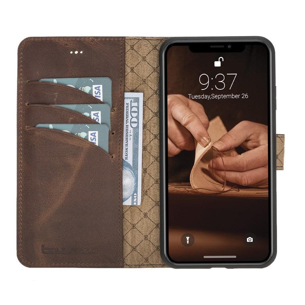 Magic iPhone X / XS Detachable Leather Wallet Case