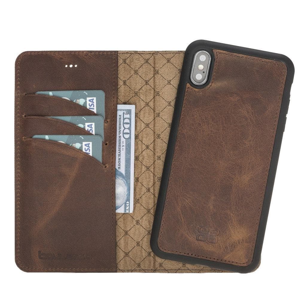 Magic iPhone X / XS Detachable Leather Wallet Case