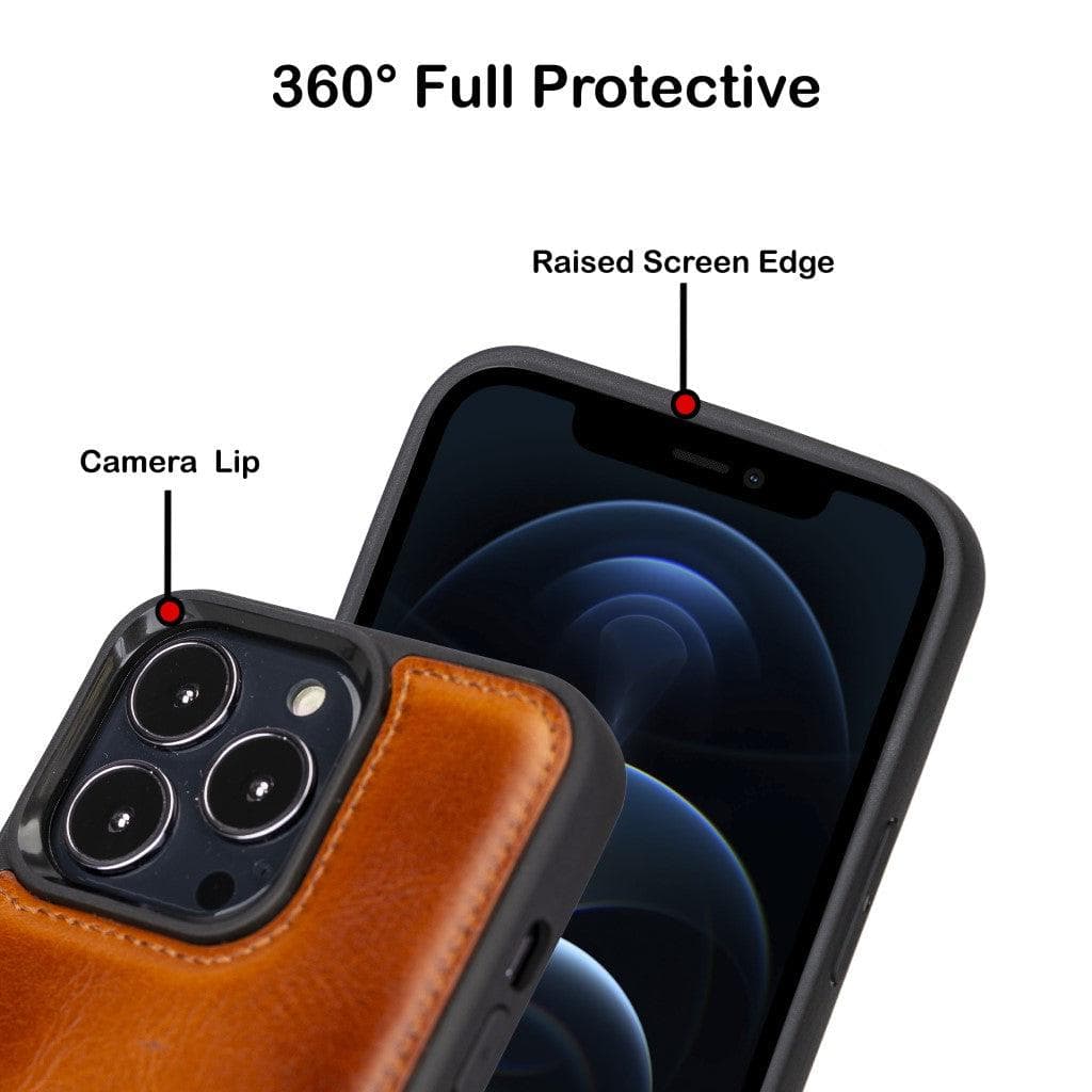 Flex Cover Leather iPhone 13 Pro Max Case with Card Holder
