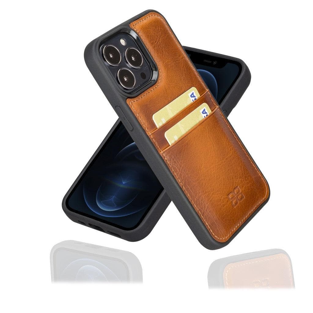 Flex Cover Leather iPhone 13 Pro Max Case with Card Holder