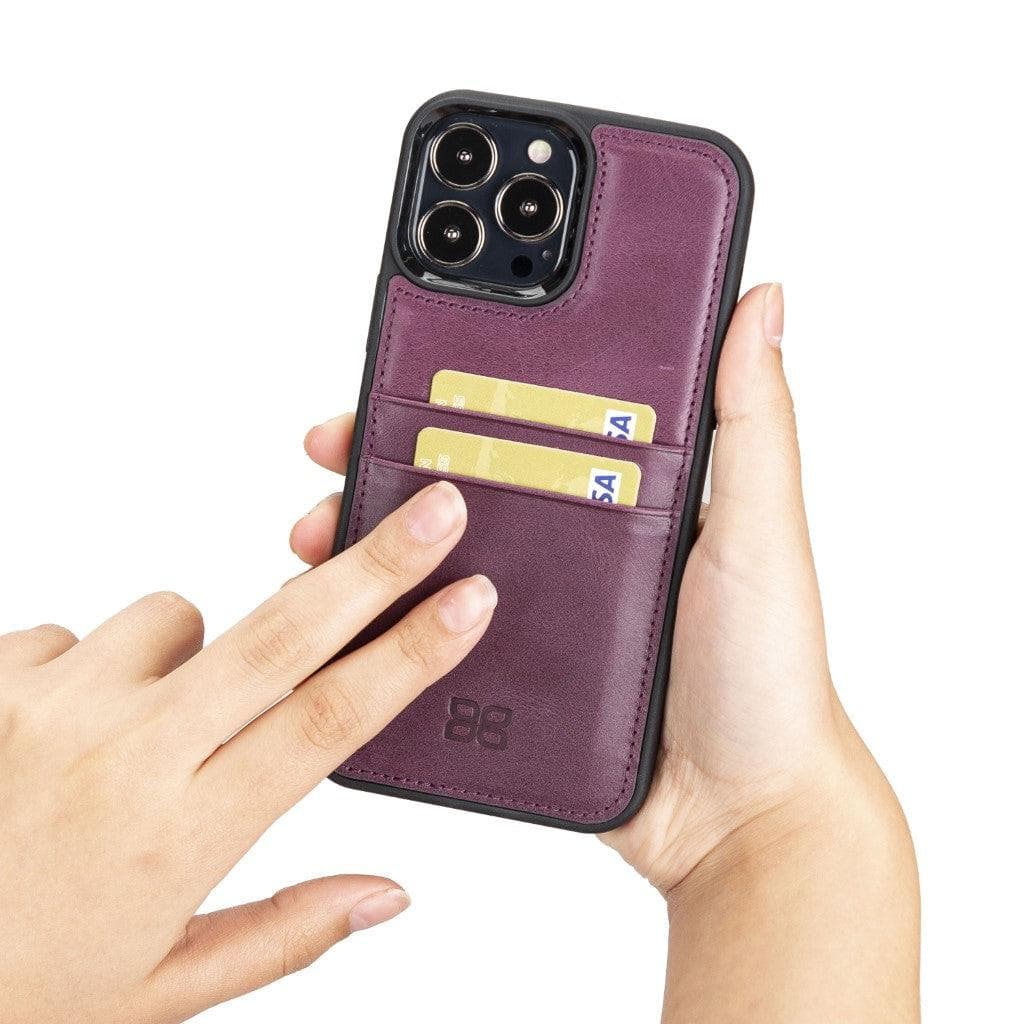 Flex Cover Leather iPhone 13 Pro Max Case with Card Holder