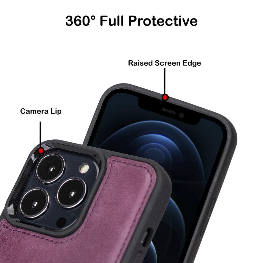 Flex Cover Leather iPhone 13 Pro Max Case with Card Holder