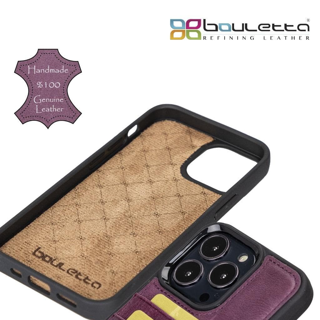 Flex Cover Leather iPhone 13 Pro Max Case with Card Holder