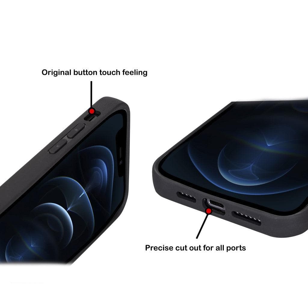 Flex Cover Leather iPhone 13 Pro Max Case with Card Holder