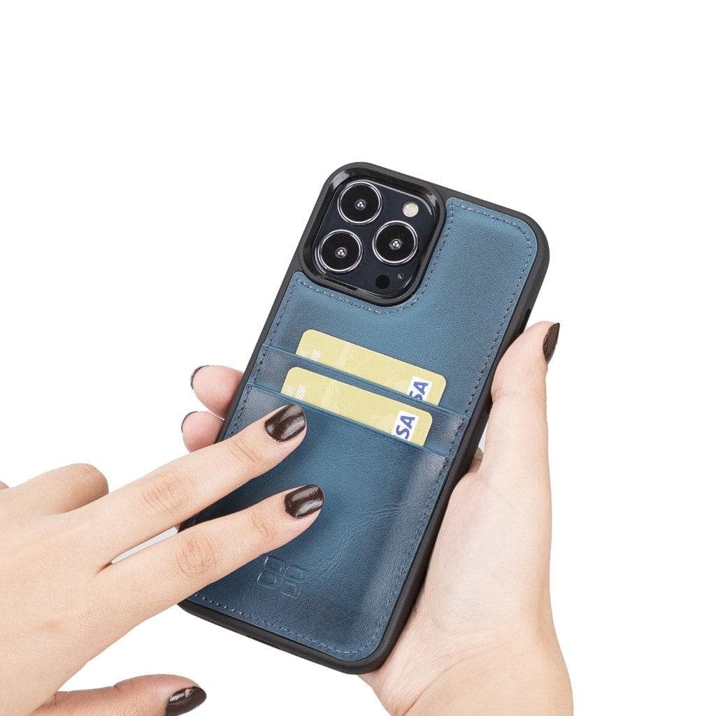 Flex Cover Leather iPhone 13 Pro Max Case with Card Holder