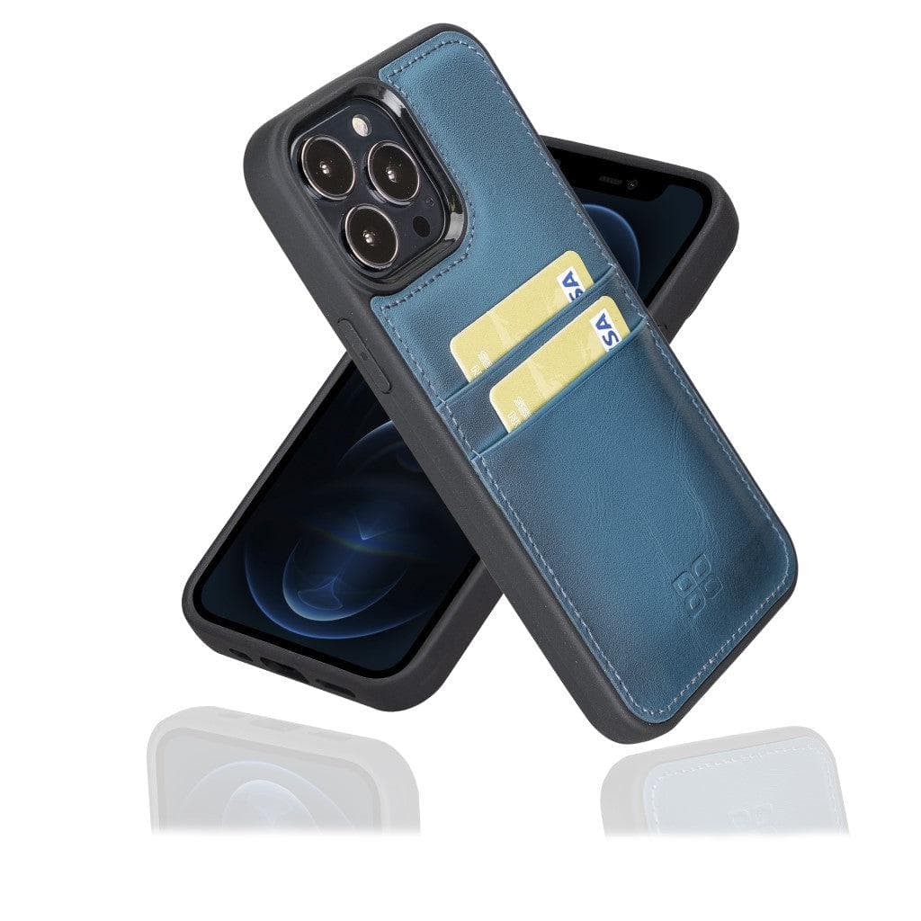 Flex Cover Leather iPhone 13 Pro Max Case with Card Holder