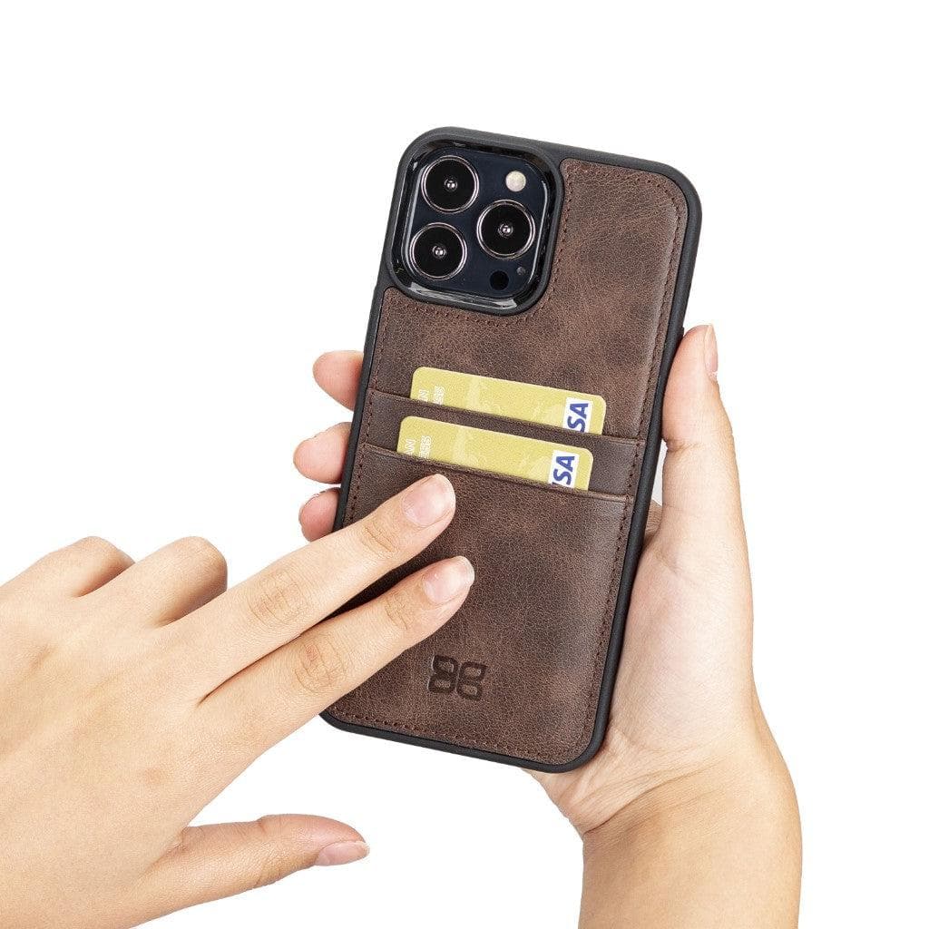 Flex Cover Leather iPhone 13 Pro Max Case with Card Holder