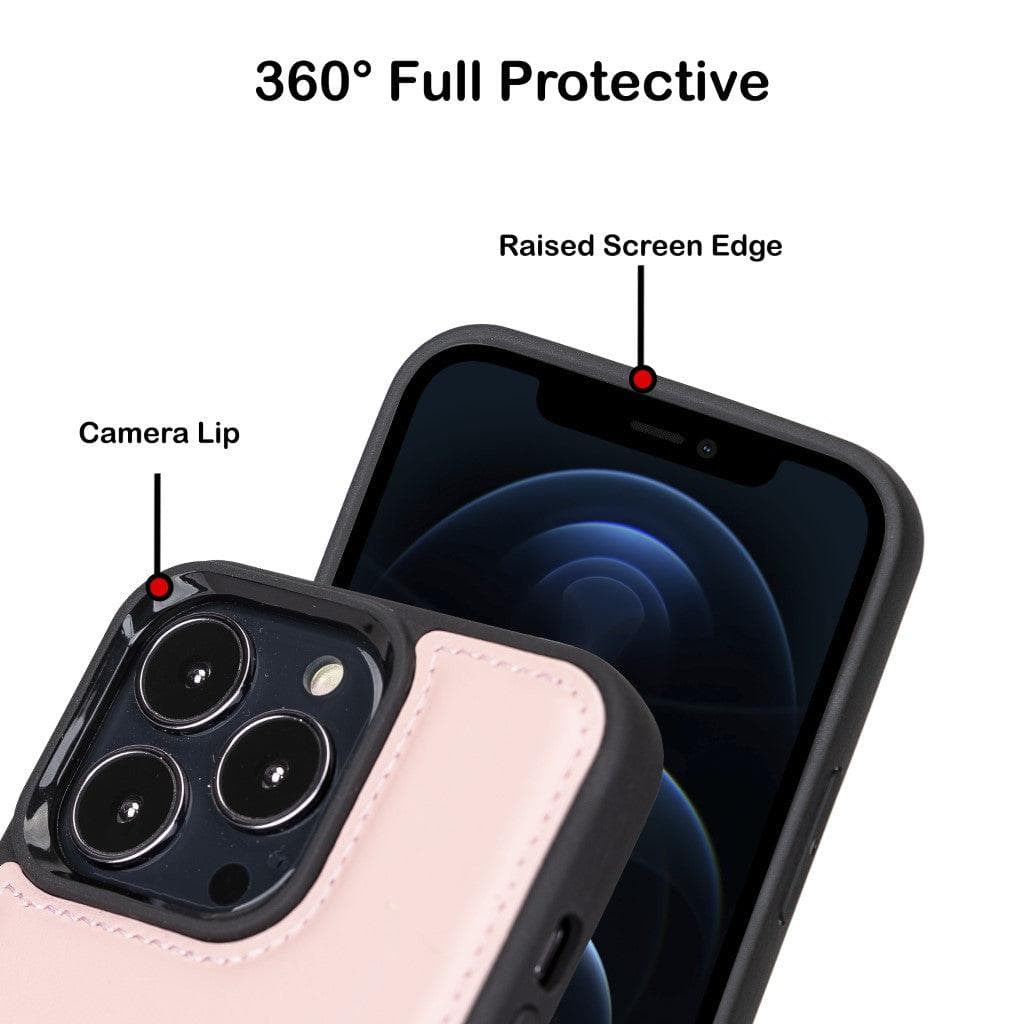 Flex Cover Leather iPhone 13 Pro Max Case with Card Holder