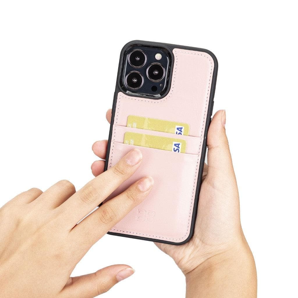Flex Cover Leather iPhone 13 Pro Max Case with Card Holder
