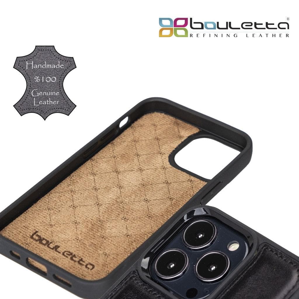 Flex Cover Leather iPhone 13 Pro Max Case with Card Holder
