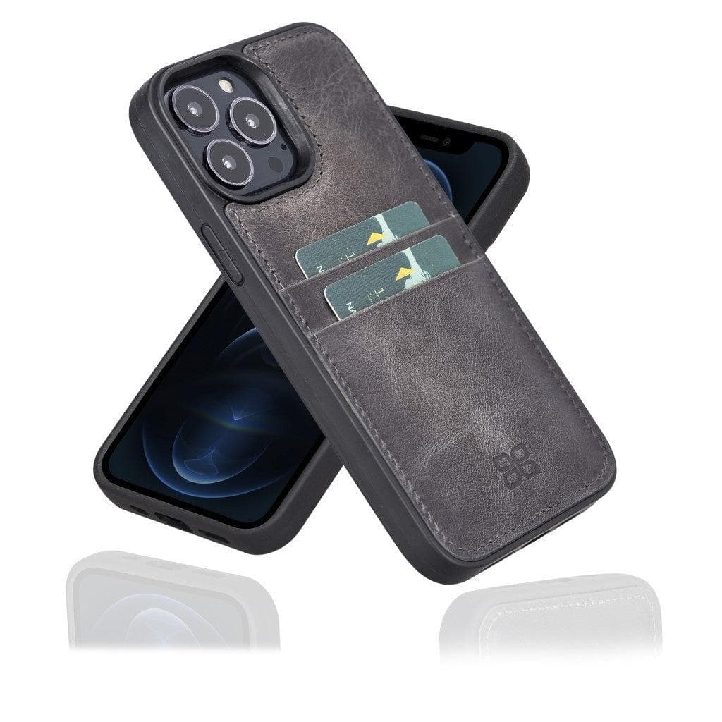 Flex Cover Leather iPhone 13 Pro Max Case with Card Holder