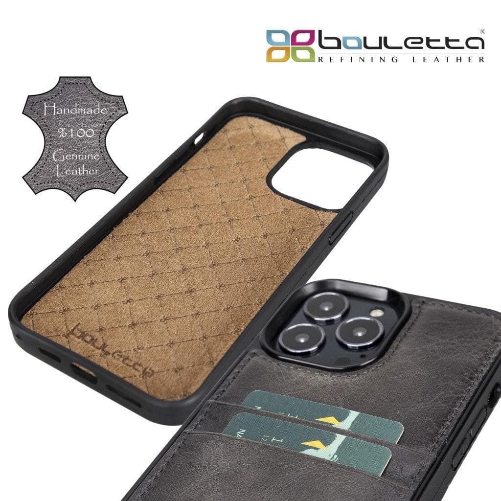 Flex Cover Leather iPhone 13 Pro Max Case with Card Holder