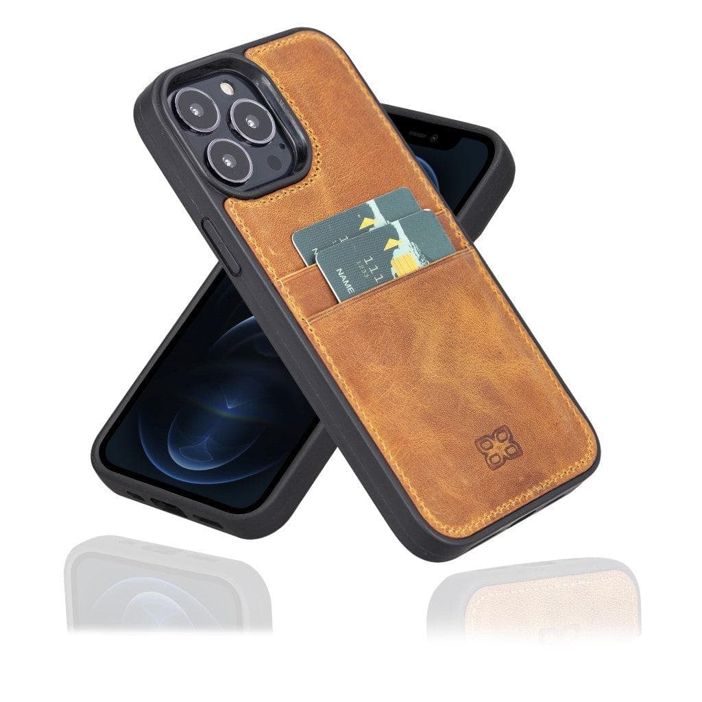 Flex Cover Leather iPhone 13 Pro Max Case with Card Holder