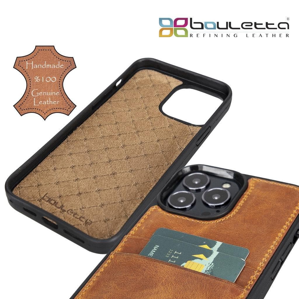 Flex Cover Leather iPhone 13 Pro Max Case with Card Holder