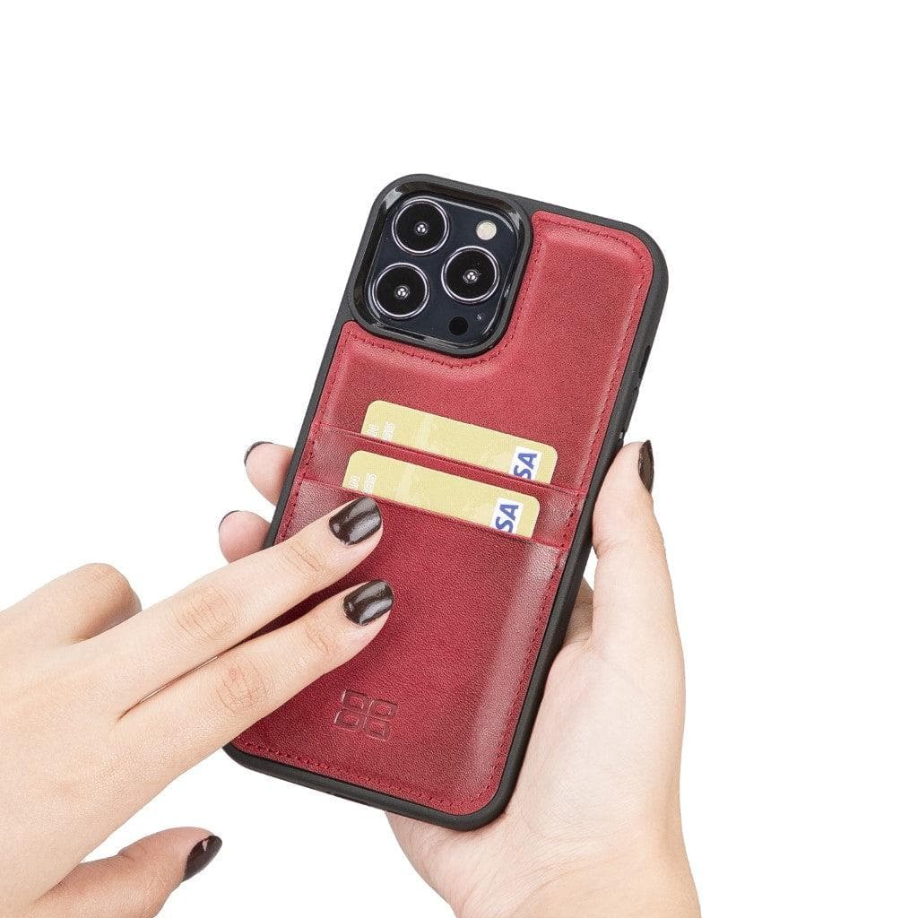 Flex Cover Leather iPhone 13 Pro Max Case with Card Holder