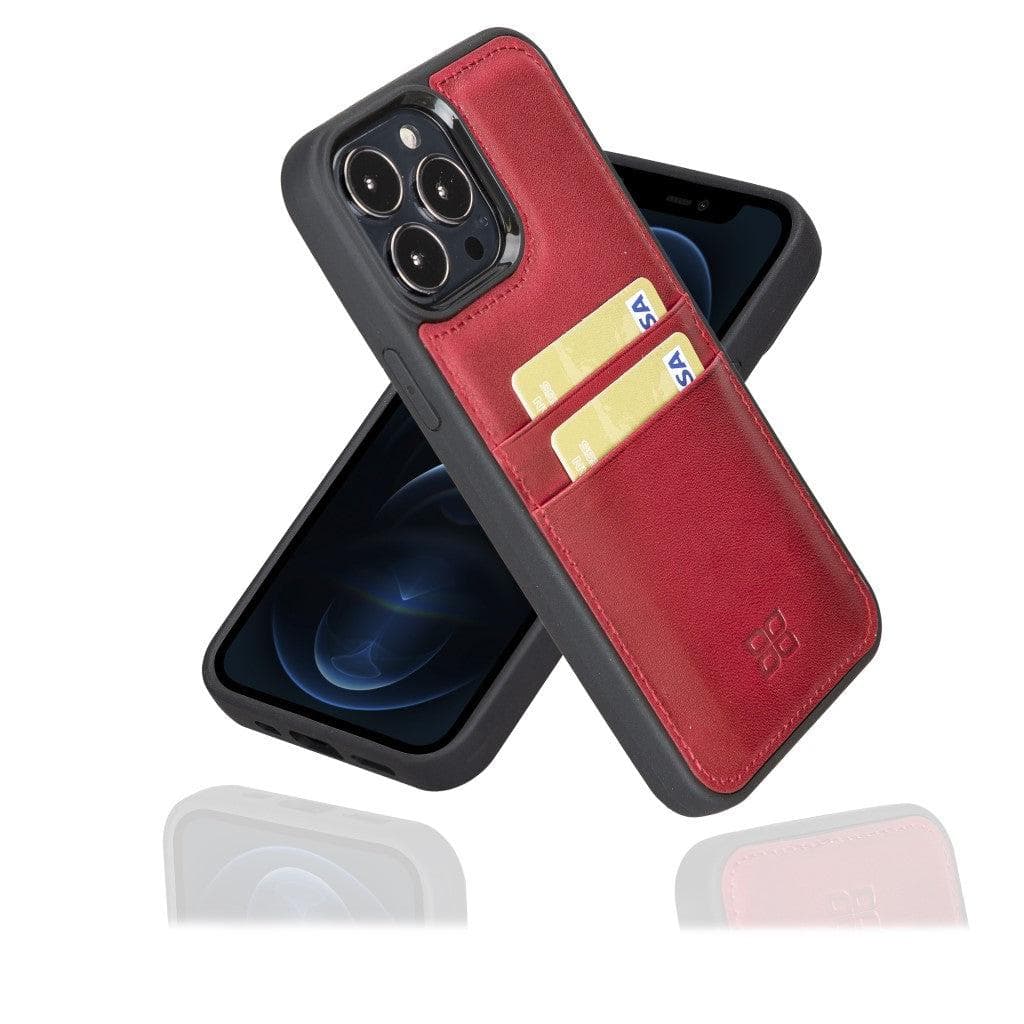 Flex Cover Leather iPhone 13 Pro Max Case with Card Holder