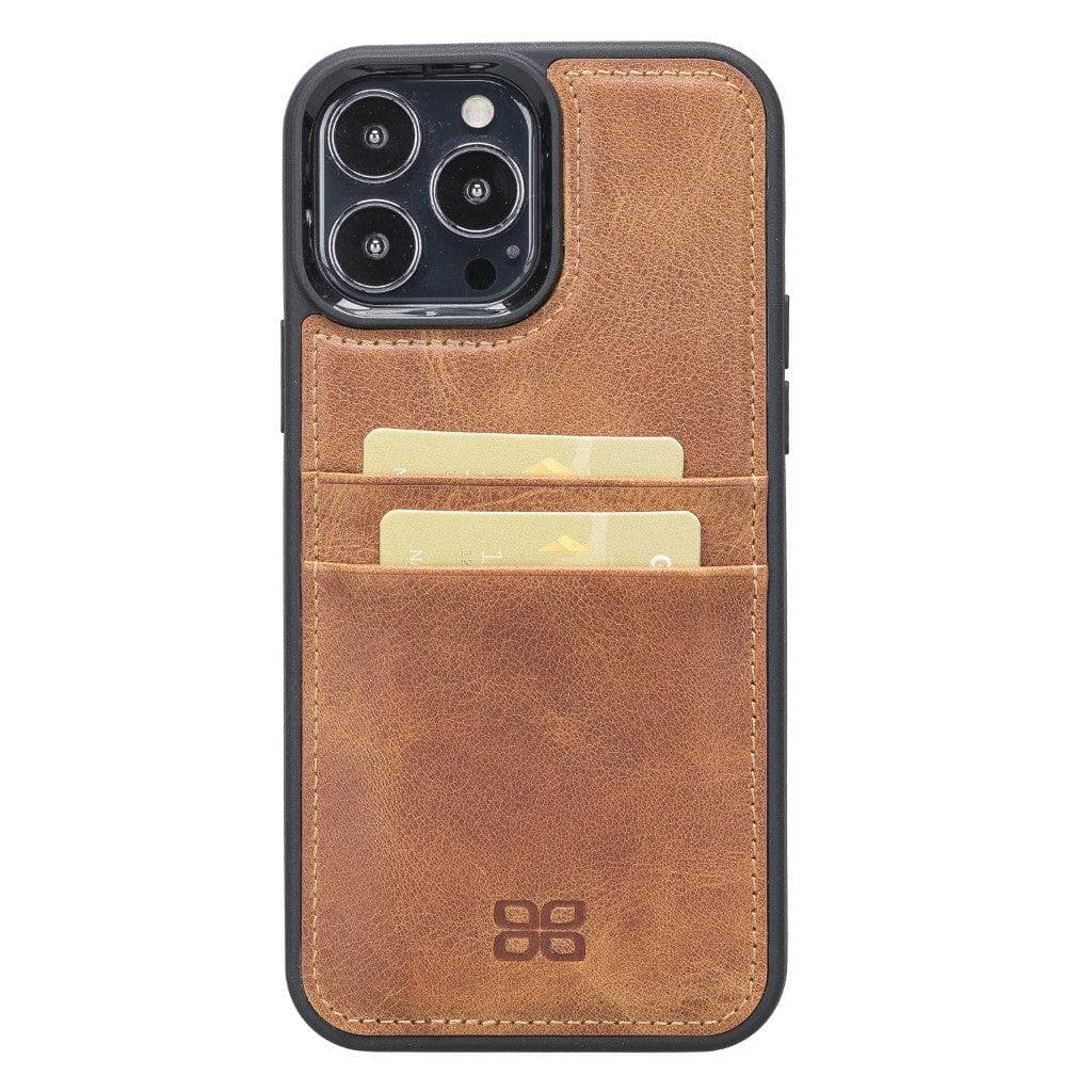 Flex Cover Leather iPhone 13 Pro Max Case with Card Holder